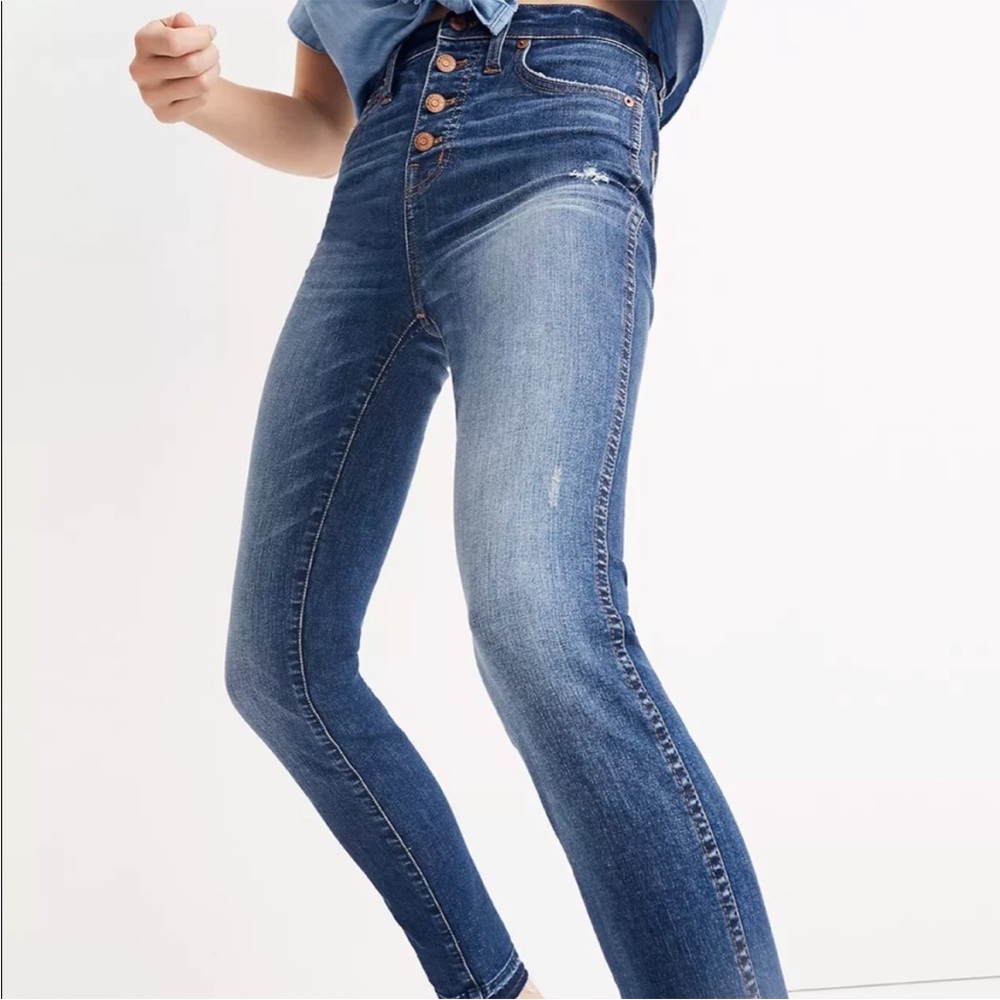 Madewell skinny jeans high rise size 27